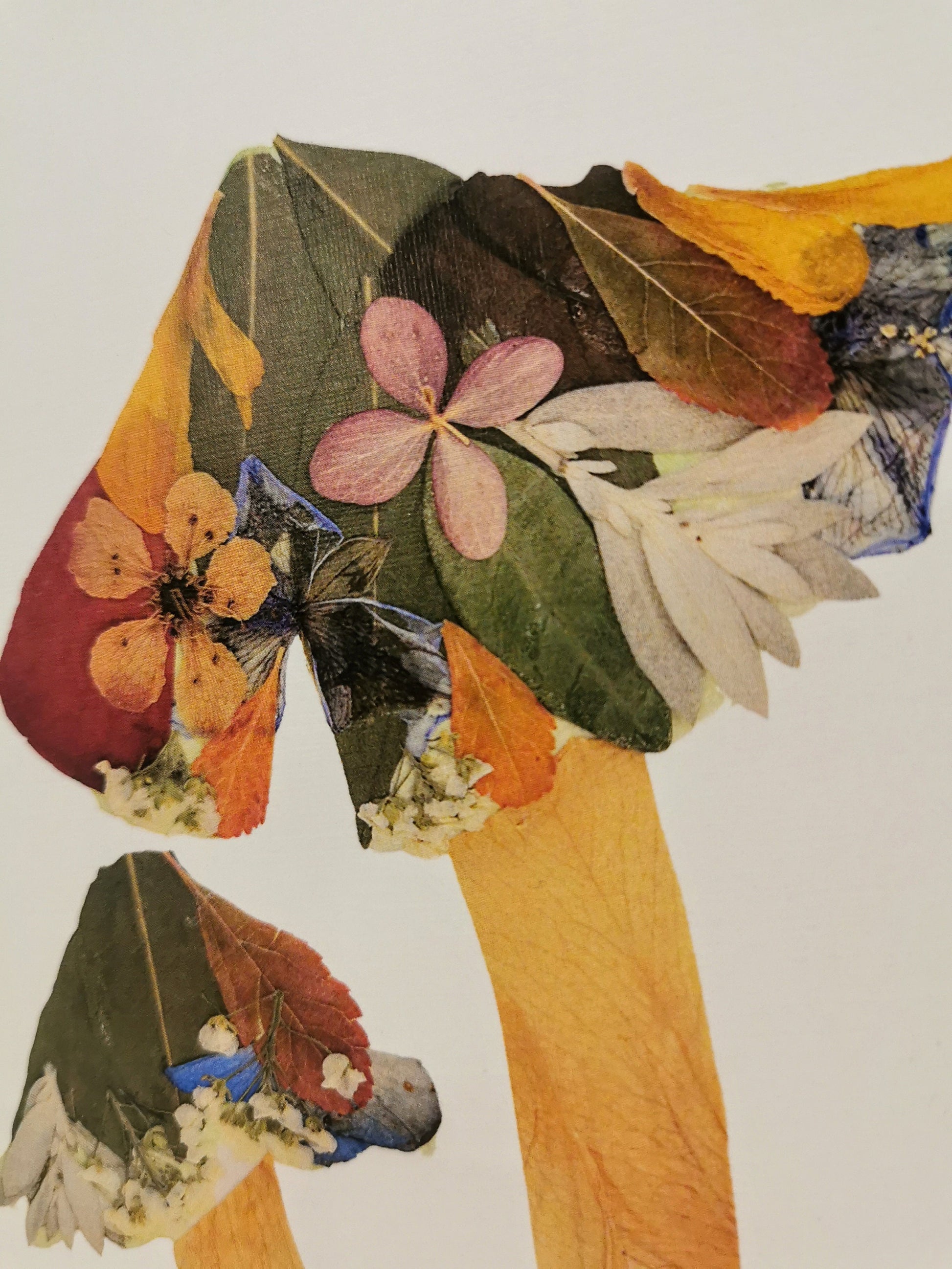 Timeless pressed flower artwork made from a preserved wedding bouquet.