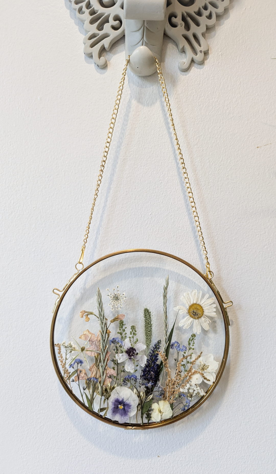 6x6 pressed flower floating frame